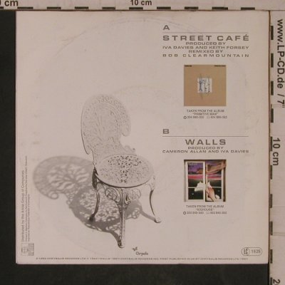 Icehouse: Street Caf / Walls, m-/vg+, Chrysalis(105 391-100), D, 1983 - 7inch - T5477 - 2,50 Euro