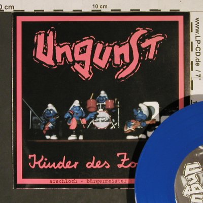 Hefepilse / Ungunst: Kinder des Zorns, blue vinyl+insert, Eigenprod.(), D, 1999 - EP - T894 - 5,00 Euro