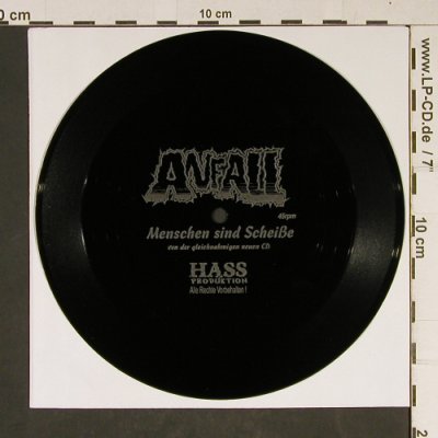 Anfall: Menschen sind Scheiße,1sided  Flexi, Hass(), D, noCover,  - 7inch - T895 - 2,50 Euro