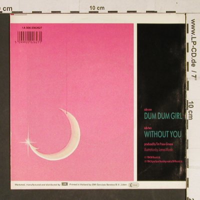 Talk Talk: Dum Dum Girl, EMI (1 A 006-2002627), NL, 1984 Typ: 7" Best.-Nr.: T971 Preis: 2,50 Euro