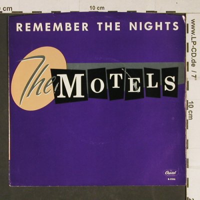 Motels: Remember the Nights + Killing Time, Capitol (B-5246), US, m-/vg+, 1983 Typ: 7" Best.-Nr.: T975 Preis: 2,00 Euro