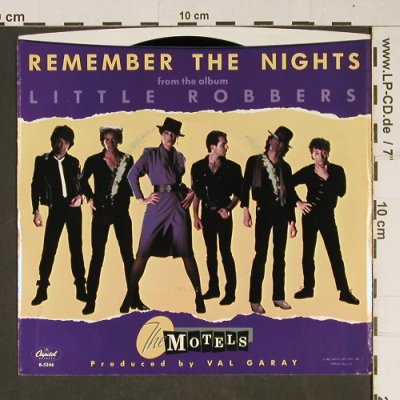 Motels: Remember the Nights + Killing Time, Capitol(B-5246), US, m-/vg+, 1983 - 7inch - T975 - 2,00 Euro