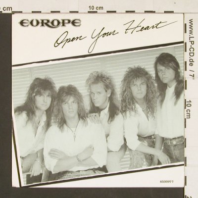 Europe: Open your Heart, Epic(EPC 653097 7), NL, 1988 - 7inch - S9321 - 2,50 Euro