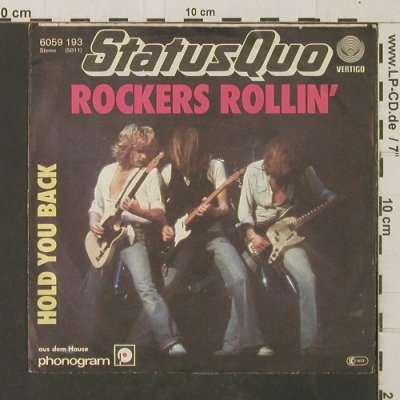 Status Quo: Rocker's Rollin' / Hold You Back, Vertigo(6059 193), D, 1977 - 7inch - T2904 - 2,50 Euro