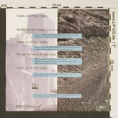 Moore,Gary: Take A Little Time/Out in theFields, Virgin(109511-100), D, 1987 - 7inch - T297 - 3,00 Euro