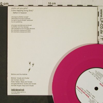 Mother and the Addicts: Who art you girls?,magenta vinyl, Chemikal Underground rec(chem074), UK, 2004 - EP - T3743 - 5,00 Euro
