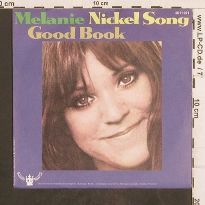 Melanie: Nickel Song / Good Book, Buddah(2011 071), D, 1971 - 7inch - T4960 - 3,00 Euro