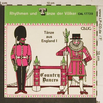 Rhythmen u.Tänze der Völker: Tänze aus England 1-Country Dances, Calig(CAL 17739), D,Booklet,  - EP - T704 - 3,00 Euro