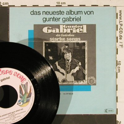 Gabriel,Gunter: Ich Schlaf' Nicht Gern Allein Ein, Hansa(11 539 AT), D, 1977 - 7inch - S9774 - 3,00 Euro