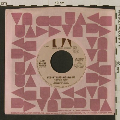 Rogers,Kenny: We Don't Make Love Anymore, FLC, UA(UA-XW1027), US, 1977 - 7inch - T2332 - 3,00 Euro