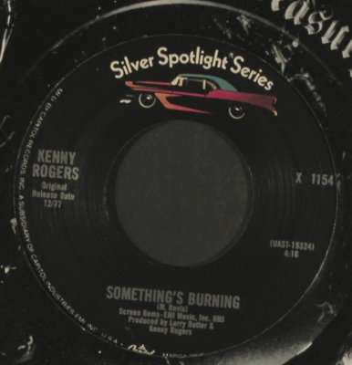 Rogers,Kenny: Lucille/Something's Burning, EMI Am.(X 1154), US,FLC,Ri, 1977 - 7inch - T2960 - 3,00 Euro