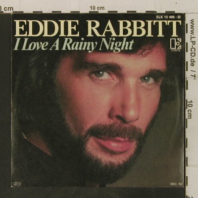 Rabbitt,Eddie: I Love A Rainy Night/Short Road To, Elektra(ELK 12 498-N), D, 1980 - 7inch - T3491 - 2,00 Euro