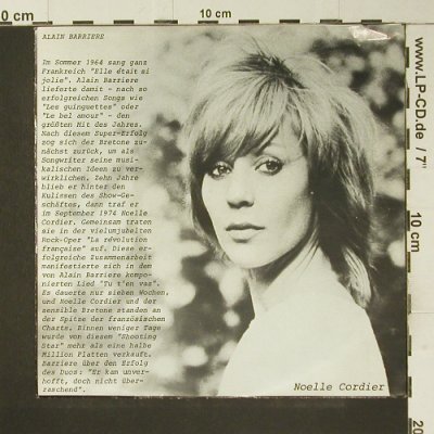 Barrière,Alain: Tu Ten Vas / Un Poete, woc, Ariola (16 056 AT), D Typ: 7" Best.-Nr.: S7396 Preis: 2,50 Euro