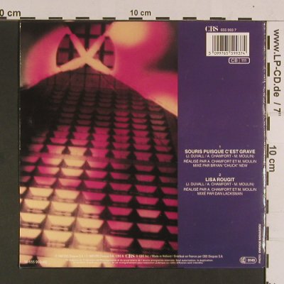 Chamfort,Alain: Souris Puique c'est Grave, CBS (655 993 7), NL, 1990 Typ: 7" Best.-Nr.: S8045 Preis: 3,00 Euro