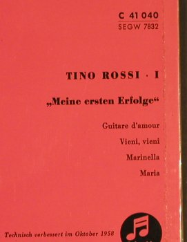 Rossi,Tino: Unvergänglich Unvergessen, Folge 95, Columbia(C41040), D,  - EP - S8570 - 3,00 Euro