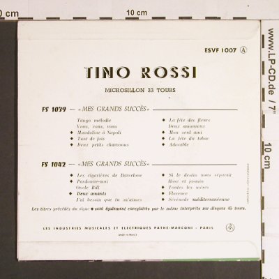 Rossi,Tino: Qui va piano va lontano, Columbia(ESVF 1007), F,  - EP - S8574 - 3,00 Euro