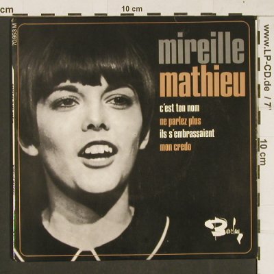 Mathieu,Mireille: c èst ton nom +3, Barclay (70.953 M), F Typ: EP Best.-Nr.: S9752 Preis: 4,00 Euro
