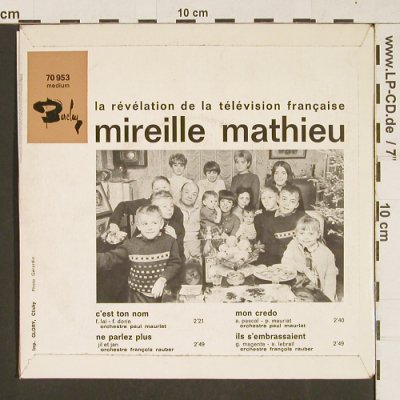 Mathieu,Mireille: c èst ton nom +3, Barclay (70.953 M), F Typ: EP Best.-Nr.: S9752 Preis: 4,00 Euro