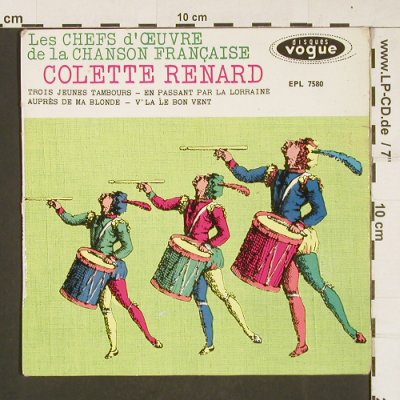 Renard,Colette / Raymond Legrand: Les Chefs d'Œuvre..Vol.3, vg+/m-, Vogue (7580), F Typ: EP Best.-Nr.: S9968 Preis: 3,00 Euro