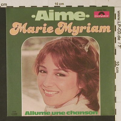 Myriam,Marie: Aime, Polydor (2056 704), D, 1977 Typ: 7" Best.-Nr.: T1048 Preis: 2,00 Euro