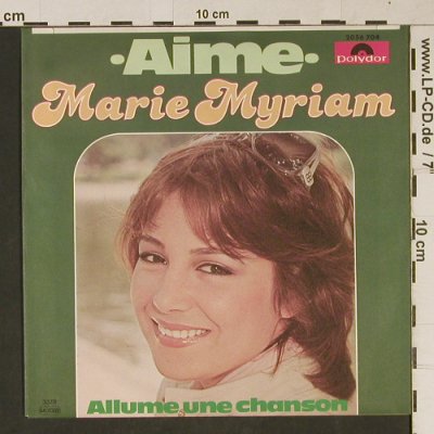 Myriam,Marie: Aime, Polydor (2056 704), D, 1977 Typ: 7" Best.-Nr.: T1048 Preis: 2,00 Euro