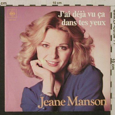 Manson,Jeane: J'ai déjà vu ca dans tes yeux, CBS (7222), F, 1979 Typ: 7" Best.-Nr.: T2337 Preis: 3,00 Euro