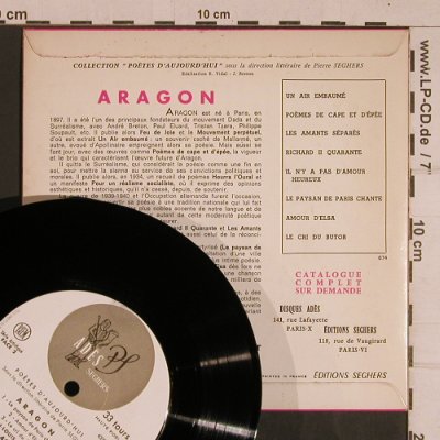 Barrault,Jean-Louis: Aragon,33rpm,8Tr. (spoken), vg+/m-, Ades(4009), F,  - EP - T4419 - 3,00 Euro