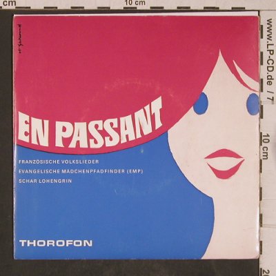 Evangelische Mädchenpfadfinder: En passant,Schar Lohengrin,fr.Liede, Thorofon,1xNoten (TST 75 458), D,vg+/m- Typ: EP Best.-Nr.: T5398 Preis: 4,00 Euro