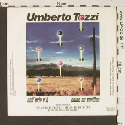 Tozzi,Umberto: Nell´ aria c'é / Come un carillon, CGD(105 492-100), D, 1977 - 7inch - S8996 - 2,50 Euro