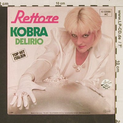 Rettore: Kobra / Delirio, Strand(6.12886 AC), D, 1980 - 7inch - T100 - 3,00 Euro