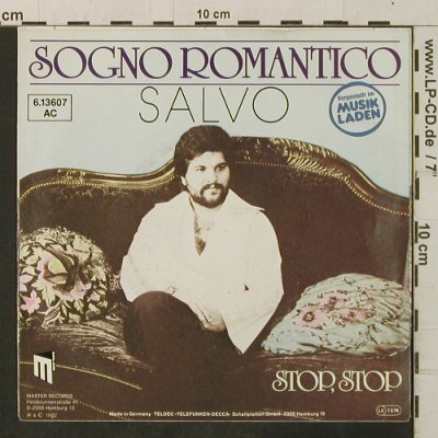 Salvo: Sogno Romantico / Stop Stop, Master(6.13607), D, vg+/m-, 1982 - 7inch - T3378 - 2,00 Euro
