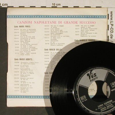 Abbate,Mario: Luna Caprese, woc, Vis Radio(VLMQN 056157), I, 1962 - 7inch - T707 - 3,00 Euro