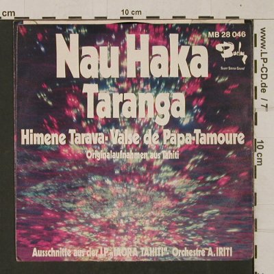 Iriti,Arthur (Orch.): Nau Haka/ Taranga, m-/vg+, Barclay(MB 28 046), D, 1971 - 7inch - T1265 - 2,50 Euro