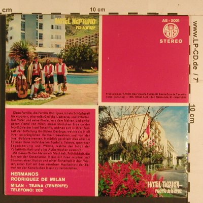 Rodrigues de Milan,Hermannos: Fiesta Canaria, Foc, Pries (AE-2001), E, 1972 Typ: 7" Best.-Nr.: S7595 Preis: 3,00 Euro