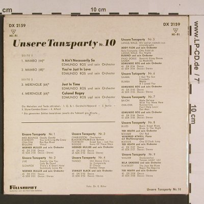 Ros,Edmundo: Mambo / Merengue, stol,stoc, Decca(DX 2159), D,  - 7inch - S7639 - 3,00 Euro