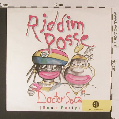 Riddim Posse: Doctor Soca(soca party), Ariola(113 827), D, 1990 - 7inch - S7993 - 2,50 Euro