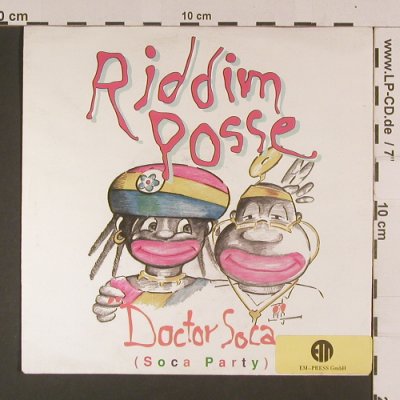Riddim Posse: Doctor Soca(soca party), Ariola (113 827), D, 1990 Typ: 7" Best.-Nr.: S7993 Preis: 2,50 Euro