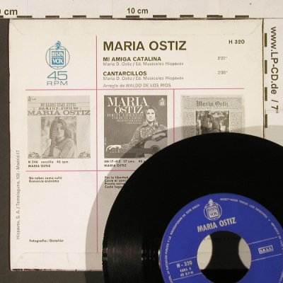 Ostiz,Maria: Mi amiga Catalina, Hispavox (H-320), E Typ: 7" Best.-Nr.: S9781 Preis: 3,00 Euro