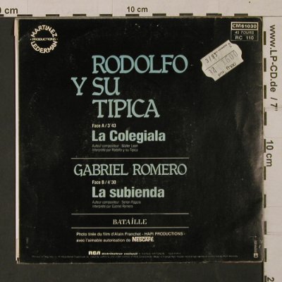 Rodolfo y su Tipica: La Colegiala/La Subienda(Nescafe), RCA(CM 61030), F,vg+/vg+, 1982 - 7inch - T1167 - 2,50 Euro