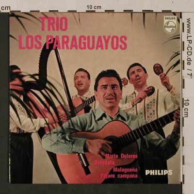 Los Paraguayos, Trio: Maria Dolores+3, vg+/m-, Philips (421 400 PE), NL Typ: EP Best.-Nr.: T1234 Preis: 3,00 Euro