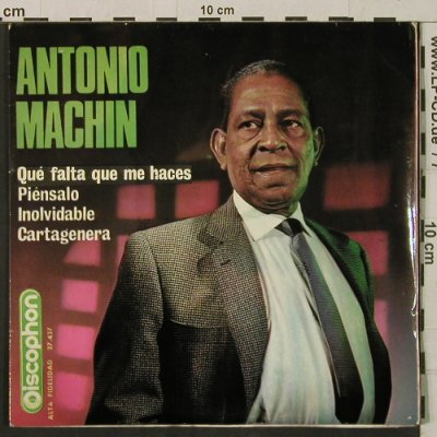 Machin,Antonio: Piénsalo + 3, m-/vg+, Discophon (27.437), E, 1965 Typ: EP Best.-Nr.: T2421 Preis: 4,00 Euro