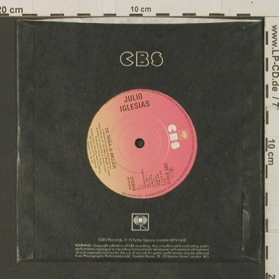 Iglesias,Julio: Begin The Beguine/De Niña A Mujer, CBS (A1612), UK, FLC, 1981 Typ: 7" Best.-Nr.: T3011 Preis: 3,00 Euro