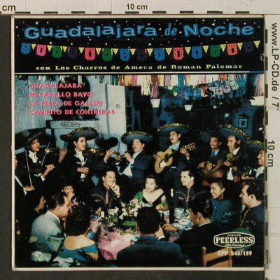 Charros de Ameca de Roman Palomar: Guadalajara de Noche, vg-/m-, Peerless,bad cond.(EPP 159), MEX,  - EP - T3359 - 2,50 Euro