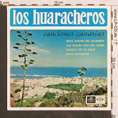 Los Huaracheros: Conciones Canarias, 4Tr., Regal (SEDL 19.510), E Typ: EP Best.-Nr.: T4967 Preis: 4,00 Euro