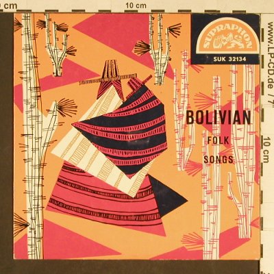 Hermanas Espinoza & The Bolivian En: Bolivian Folksongs, vg+/m-, Supraphon(SUK 32134), CZ,  - EP - T817 - 3,00 Euro