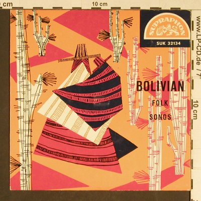 Hermanas Espinoza & The Bolivian En: Bolivian Folksongs, vg+/m-, Supraphon (SUK 32134), CZ Typ: EP Best.-Nr.: T817 Preis: 3,00 Euro
