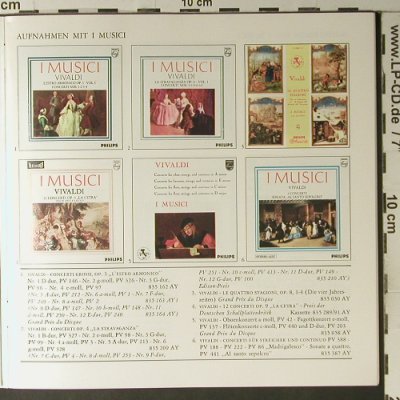 Bach,Johann Sebastian / I Musici: Brandenb.Konzert Nr.2 F-dur,BWV1047, Philips (88242 DV), NL Typ: EP Best.-Nr.: S7514 Preis: 5,00 Euro