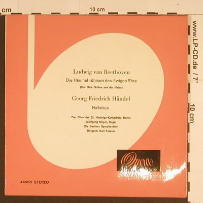 Beethoven,Ludwig van: Die Himmel rühmen des Ewigen Ehre, Opera (44950), D Typ: 7" Best.-Nr.: S7588 Preis: 6,00 Euro