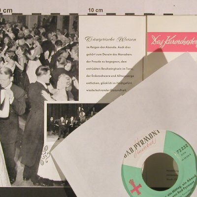 Kurorchester MarioTraversa-Schoener: Ein klingender Gruß aus Bad Pyrmont, TeldecRadio Potthast (T 72 232), D,Booklet Typ: 7" Best.-Nr.: S8187 Preis: 3,00 Euro