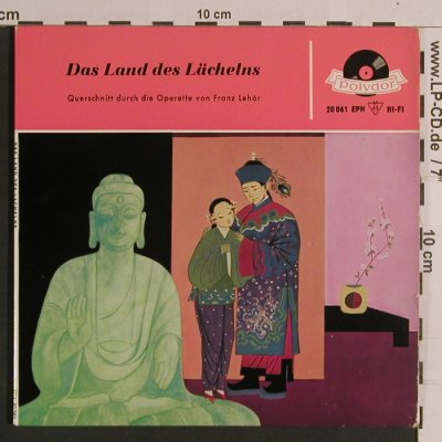 Lehar,Franz: Das Land des Lächelns (Querschnitt), Polydor (20 061 EPH), D, Mono, 1961 Typ: EP Best.-Nr.: S8341 Preis: 3,00 Euro